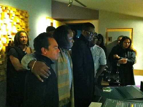 Jay Rodriguez Sierra: In the studio with Aurelio Martínez and Youssou N'Dour.