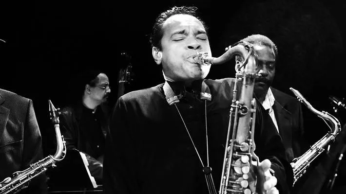 Jay Rodriguez Sierra: On stage with David Murray.